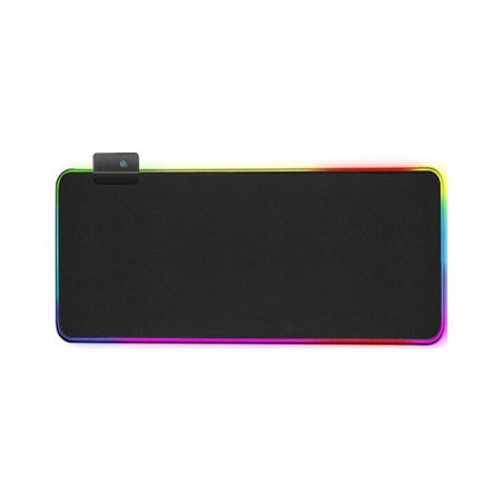 FixPremium - Pad egérhez és billentyűzethezu val RGB, 90x40cm, fekete