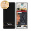 Honor 70 FNE-AN00 - LCD Kijelző + Érintőüveg + Keret (Crystal Silver) - 0235ACMG Genuine Service Pack