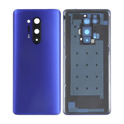 OnePlus 8 Pro - Akkumulátor Fedőlap + Hátlapi Kameralencse Üveg (Ultramarine Blue)