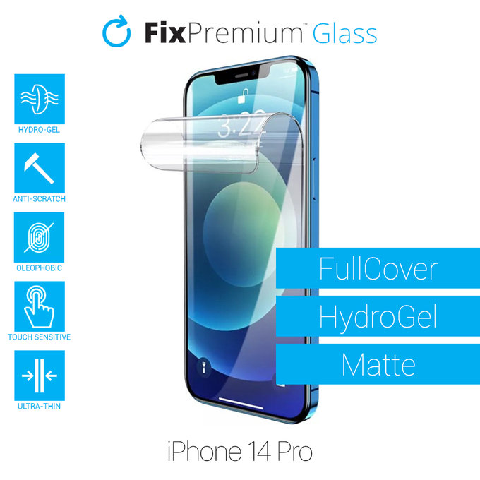 FixPremium HydroGel Matte - Védőfólia - iPhone 14 Pro