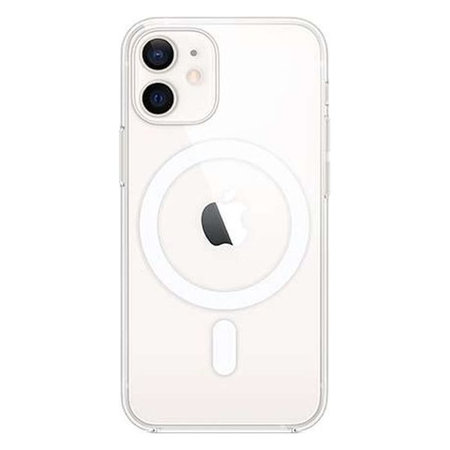 FixPremium - MagSafe Szilikon Tok - iPhone 12 mini, átlátszó