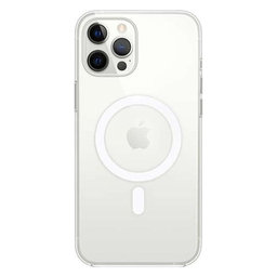 FixPremium - MagSafe Szilikon Tok - iPhone 12 Pro Max, átlátszó
