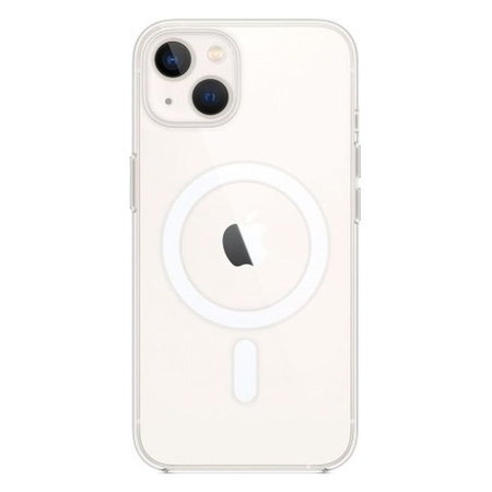 FixPremium - MagSafe Szilikon Tok - iPhone 13 és 14, átlátszó