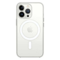 FixPremium - MagSafe Szilikon Tok - iPhone 13 Pro, átlátszó