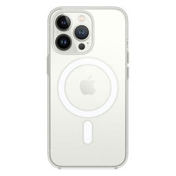FixPremium - MagSafe Szilikon Tok - iPhone 13 Pro Max, átlátszó