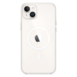 FixPremium - MagSafe Szilikon Tok - iPhone 14 Plus, átlátszó