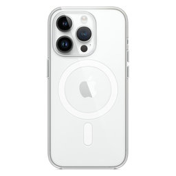 FixPremium - MagSafe Szilikon Tok - iPhone 14 Pro, átlátszó