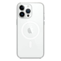 FixPremium - MagSafe Szilikon Tok - iPhone 14 Pro Max, átlátszó