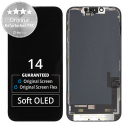 Apple iPhone 14 - LCD Kijelző + Érintőüveg + Keret Original Refurbished PRO