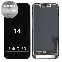 Apple iPhone 14 - LCD Kijelző + Érintőüveg + Keret Refurbished PRO