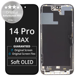 Apple iPhone 14 Pro Max - LCD Kijelző + Érintőüveg + Keret Original Refurbished PRO