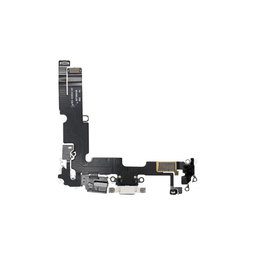 Apple iPhone 14 Plus - Töltő Csatlakozó + Flex Kábel (Starlight)