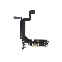 Apple iPhone 14 Pro Max - Töltő Csatlakozó + Flex Kábel (Gold)