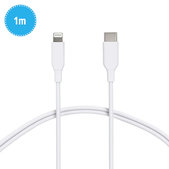Lightning / USB-C kábel, 1 m, Apple-kompatibilis, bulk