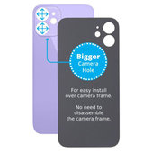 Apple iPhone 12 Mini - Hátsó Ház Üveg Nagyobb Kamera Nyílással (Purple)