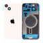 Apple iPhone 14 Plus - Hátsó üveg + Kamera lencse + Fémlemez + Magsafe mágnes (Starlight)