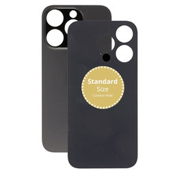 Apple iPhone 14 Pro - Hátsó Ház Üveg (Space Black)