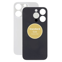 Apple iPhone 14 Pro - Hátsó Ház Üveg (Silver)