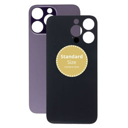 Apple iPhone 14 Pro Max - Hátsó Ház Üveg (Deep Purple)