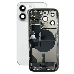 Apple iPhone 14 Pro - Hátsó Ház Apró Alkatrészekkel (Silver)