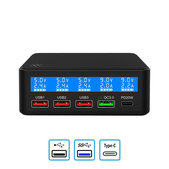 FixPremium - USB Charging Station with USB 3.0 & USB-C