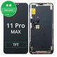 Kijelző In-Cell HD+ iPhone 11 Pro Max, Érintőüveg kerettel