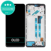 Xiaomi Redmi Note 11 Pro 4G, 5G, Poco X4 Pro 5G - LCD Kijelző + Érintőüveg + Keret (Graphite Grey) OLED