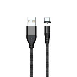 FixPremium - USB-C / USB Mágneses Kábel (1m), fekete