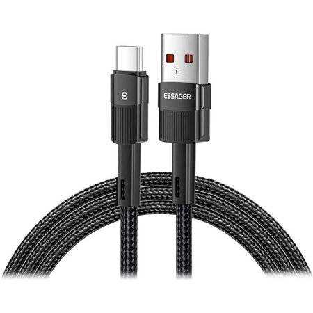 FixPremium - USB-C / USB Gyorstöltő Kábel (2m), fekete