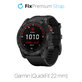 FixPremium - Szilikon szíj Garminhoz (QuickFit 22mm), fekete