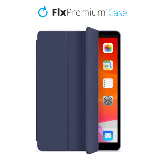 FixPremium - Zárható szilikon tok iPadhez 10.2 (7th, 8th, 9th Gen), kék
