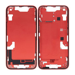 Apple iPhone 14 - Középső Keret (Red)