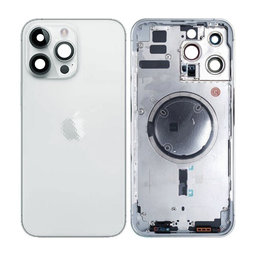 Apple iPhone 14 Pro Max - Hátsó Ház (Silver)