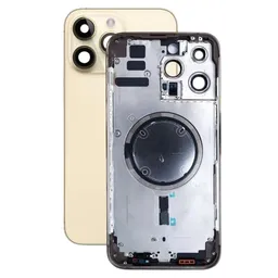 Apple iPhone 14 Pro Max - Hátsó Ház (Gold)