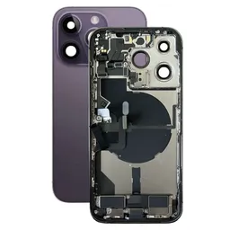 Apple iPhone 14 Pro - Hátsó Ház Apró Alkatrészekkel (Deep Purple)