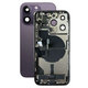 Apple iPhone 14 Pro - Hátsó Ház Apró Alkatrészekkel (Deep Purple)