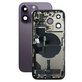 Apple iPhone 14 Pro - Hátsó Ház Apró Alkatrészekkel (Deep Purple)