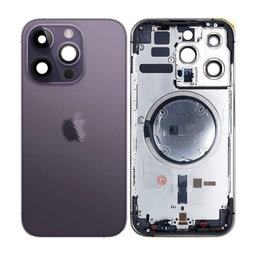Apple iPhone 14 Pro - Hátsó Ház (Deep Purple)