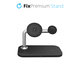 FixPremium - MagSafe 3in1 állvány iPhone-hoz, Apple Watch-hoz és AirPods-hoz, fekete színű