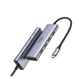 UGREEN - USB-C hub 6in1, szürke