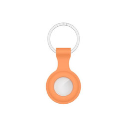 FixPremium - Szilikon kulcstartó AirTaghez, narancssárga színű