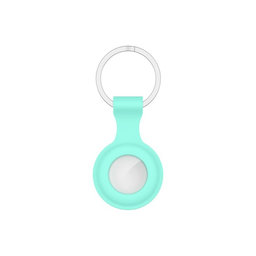 FixPremium - Szilikon kulcstartó AirTaghez, türkizkék színű