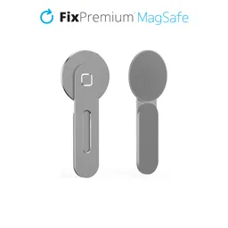 FixPremium - MagSafe iPhone tartó notebook-hoz, ezüst színű