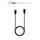 FixPremium - USB-C töltőkábel Garmin órá-hoz, Fekete