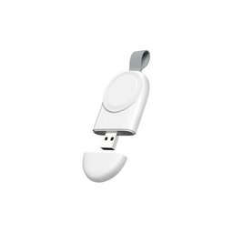 FixPremium - Utazási USB-töltő Apple Watch-hoz, fehér