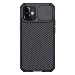 Nillkin - CamShield tok iPhone 12 mini készülékhez, fekete