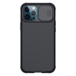Nillkin - CamShield tok iPhone 12 Pro Max készülékhez, Fekete