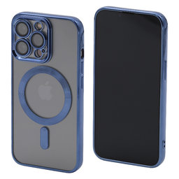 FixPremium - Crystal tok MagSafe készülékkel iPhone 13 Pro készülékhez, kék