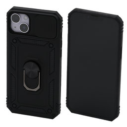 FixPremium - CamShield tok iPhone 14 Plus készülékhez, fekete