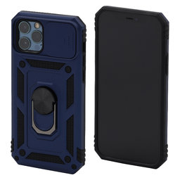 FixPremium - CamShield tok iPhone 12 és 12 Pro készülékhez, kék